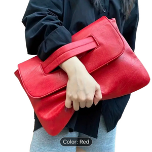 NEW: Women's Elegant Envelope Clutch, Large Capacity PU Leather Handbag